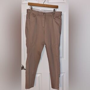 Brown Equestrian Riding Breeches Pants Size 34
